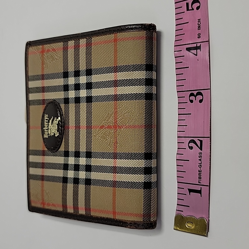 BURBERRYS VTG NOVA CHECK COMPACT KISSLOCK WALLET - Picture 13 of 15